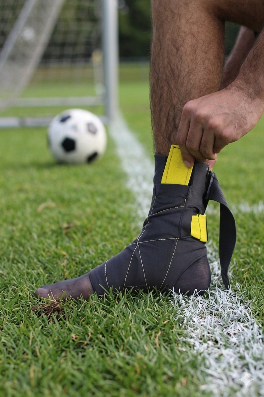 Ankle brace in context