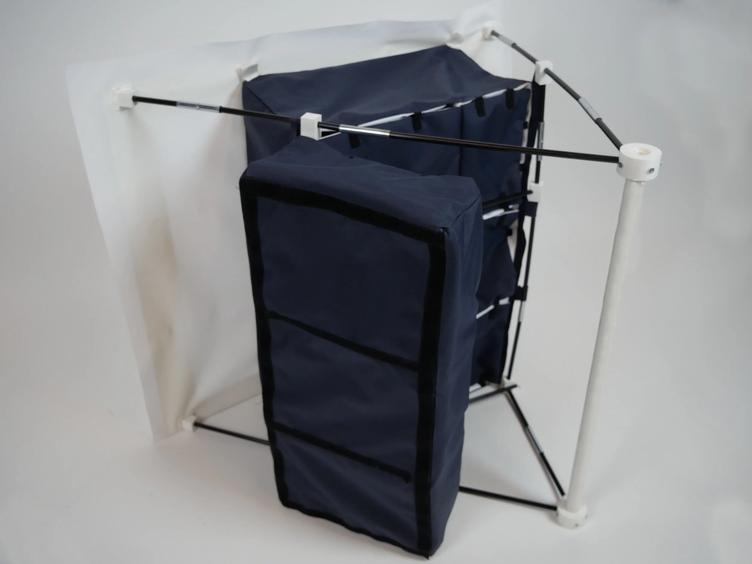 View of back of small unit