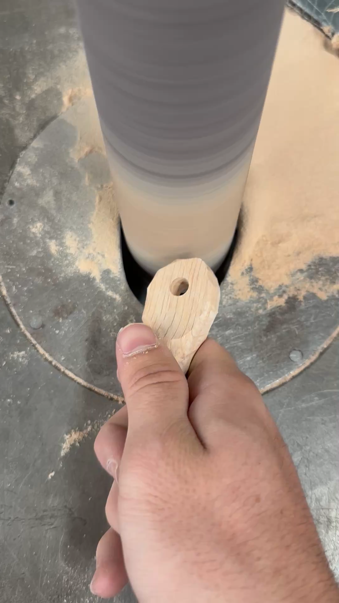 Shaping the wood
