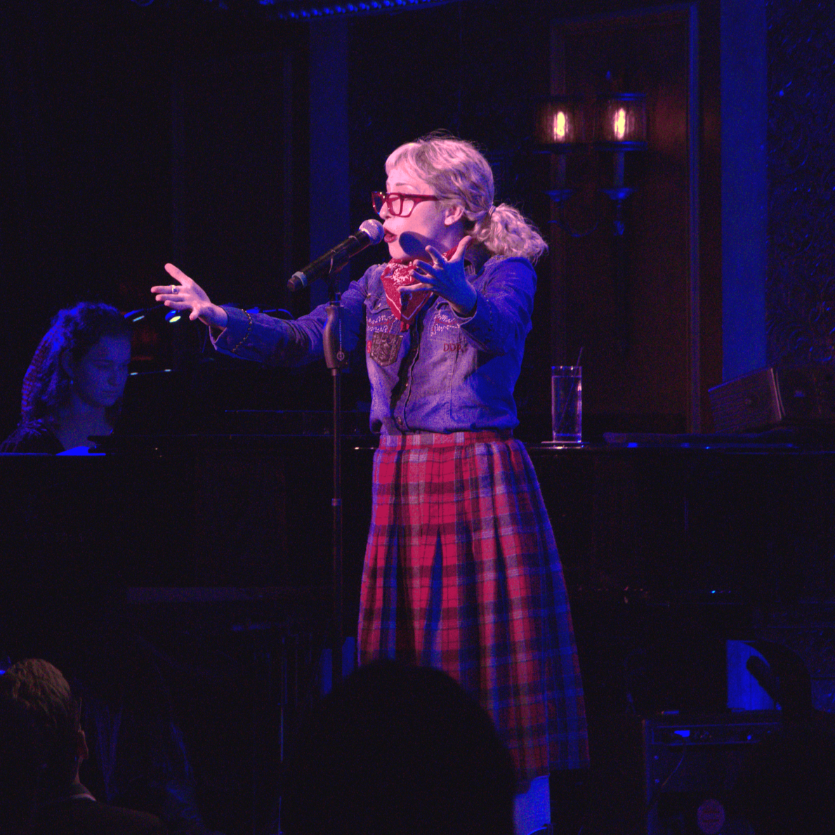 Image of actor, singer, and comedian Mara Jade Koenig in Holly Harkness at 54 Below