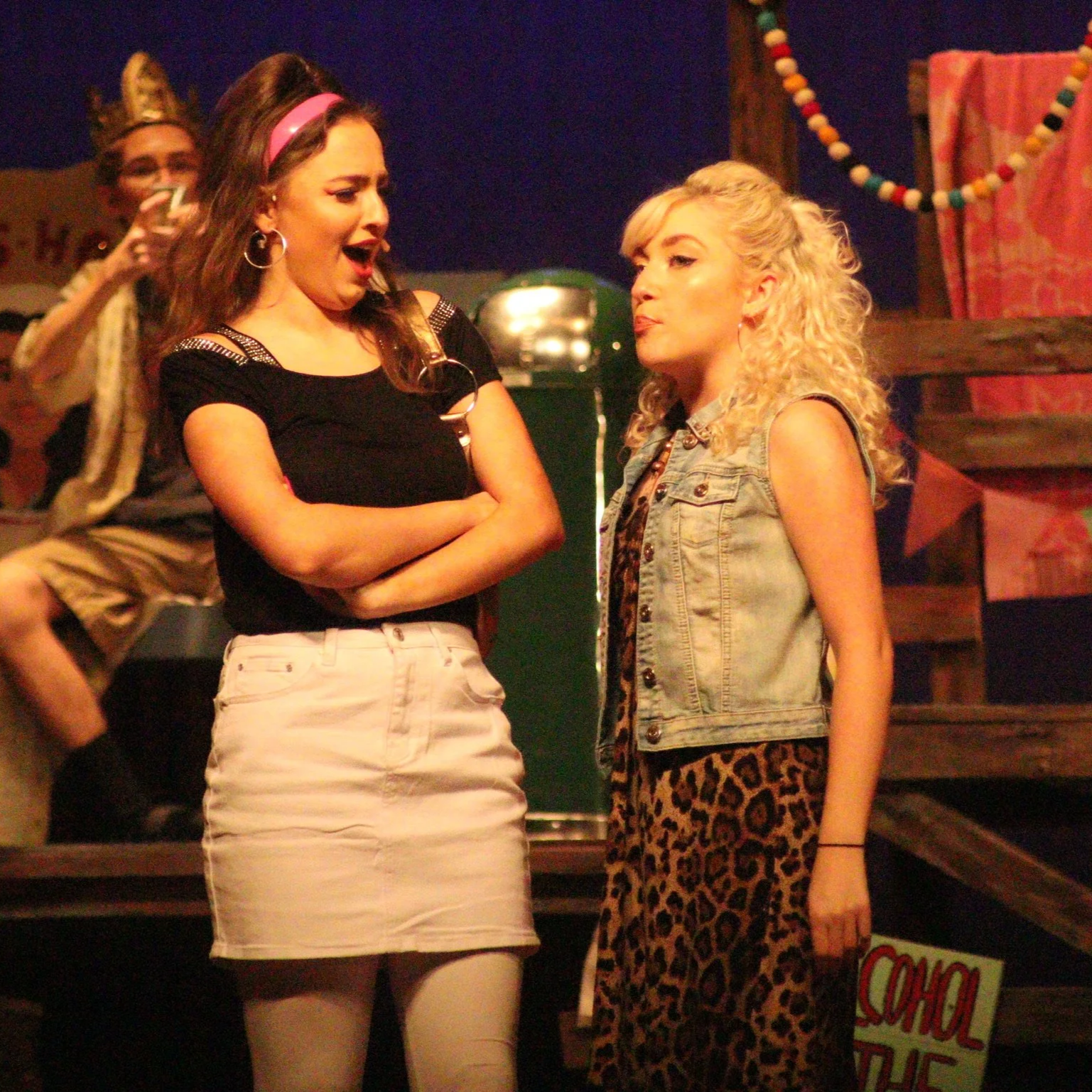 Image of actor, singer, and comedian Mara Jade Koenig in play Midsummer/Jersey