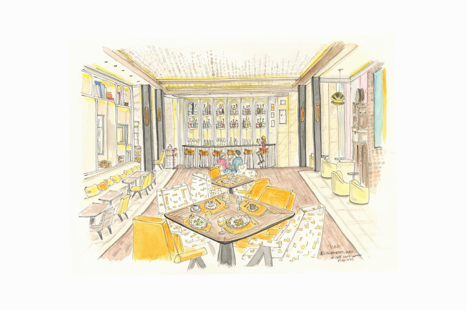 Le Café Louis Vuitton, NYC