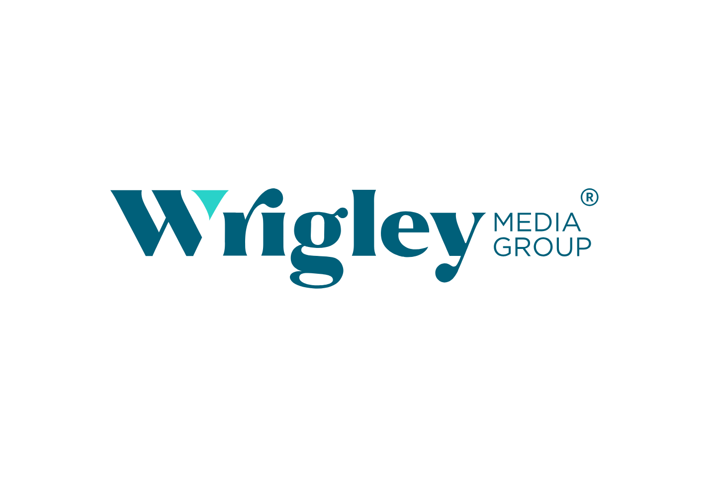 Wrigley Media Group logo with stylized text and a small trademark symbol.