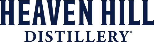 Heaven Hill Distillery logo with dark blue text on a white background.