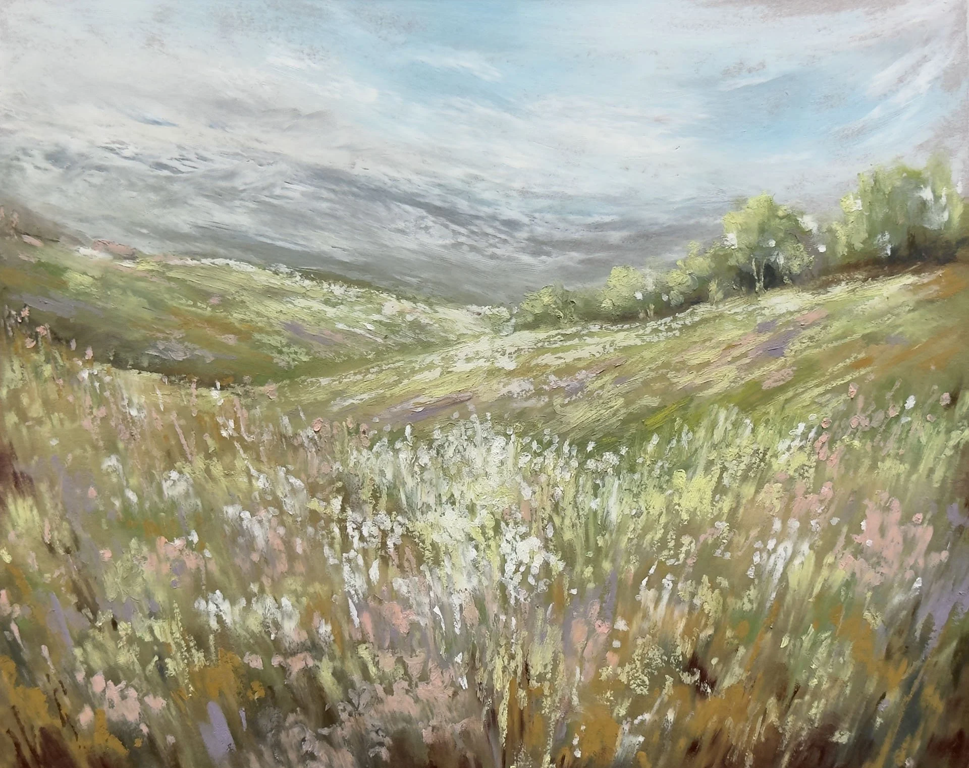 Oil Pastel — Landscape Studies