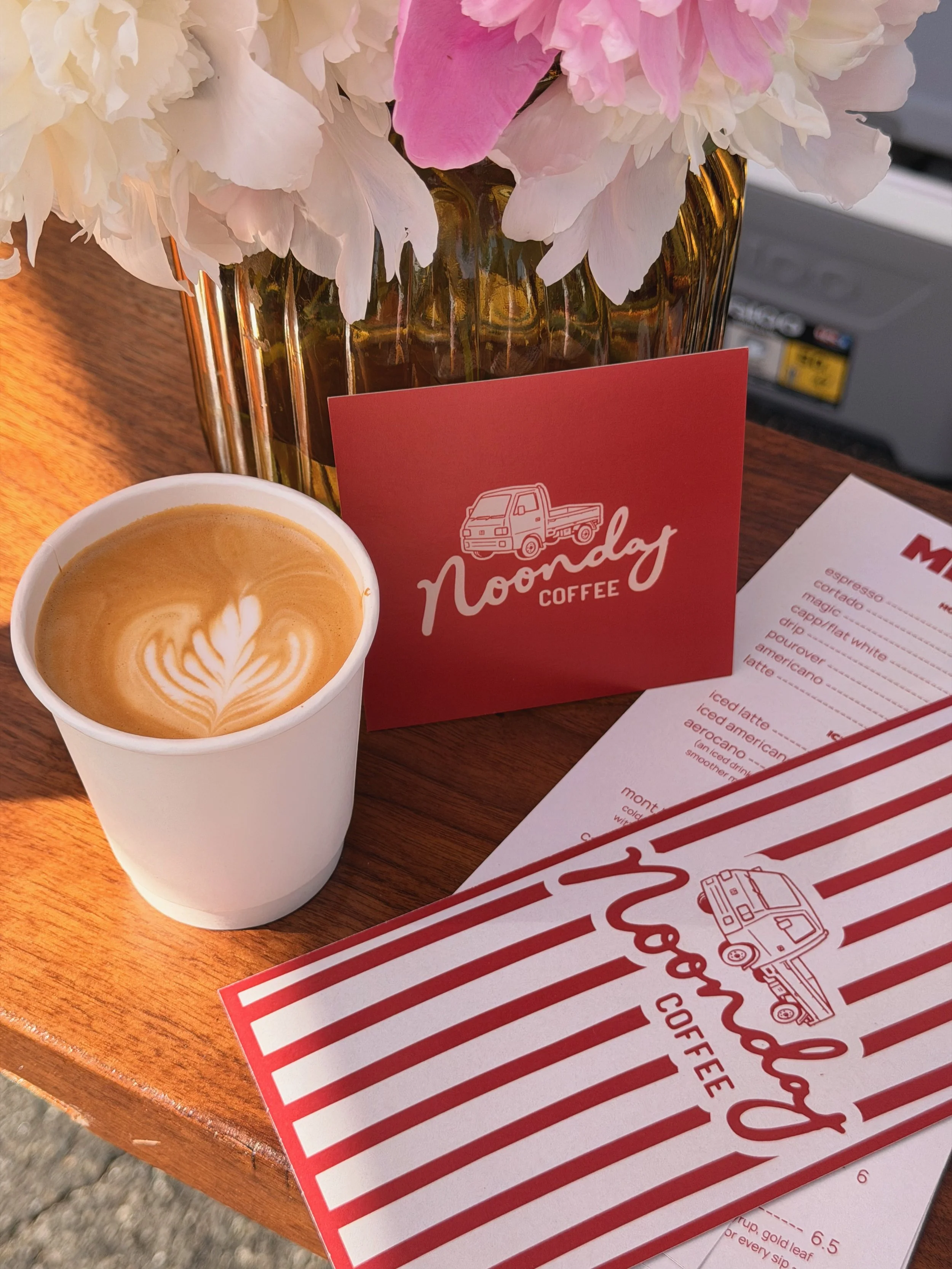 Coffee cup and brand assets. Great for coffee catering