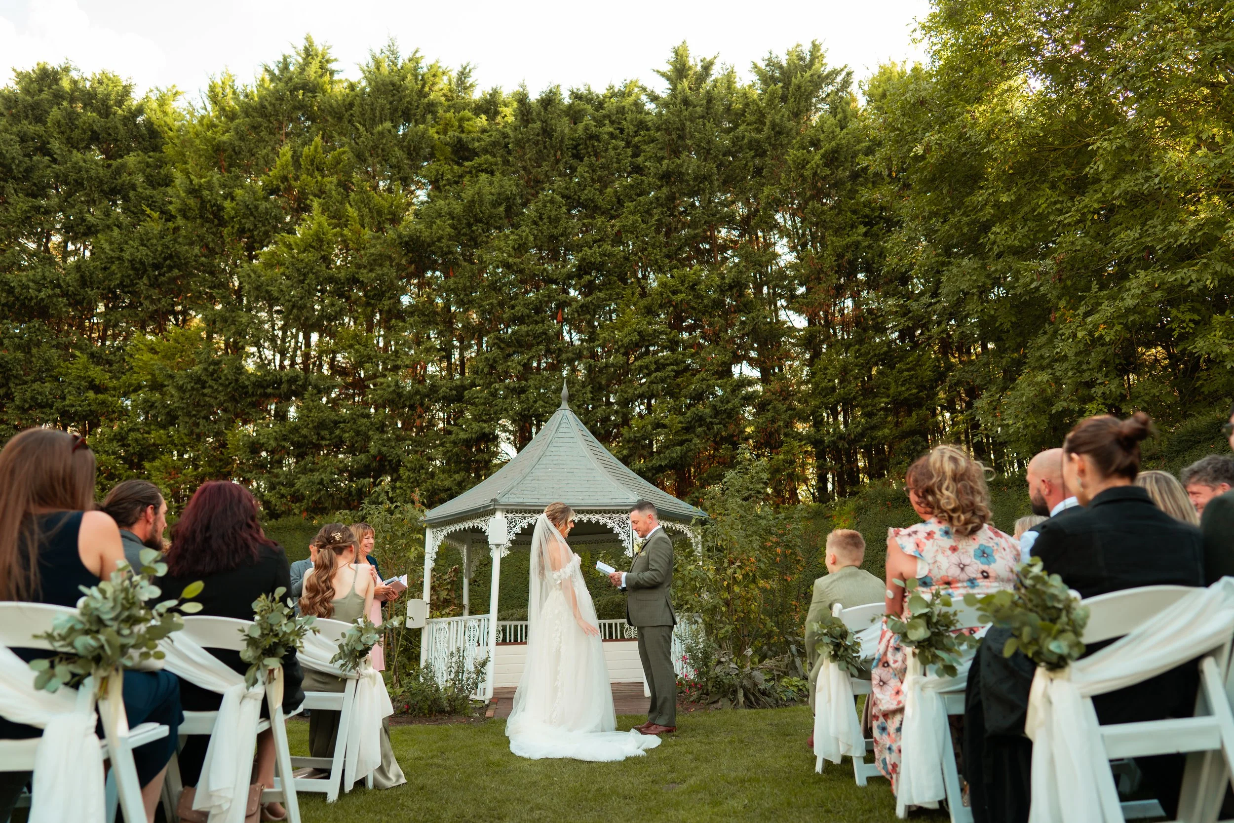 A Garden Wedding at Hockwold Hall in Norfolk.