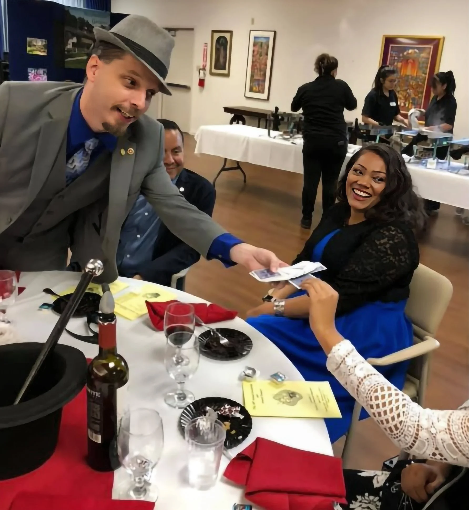 John performs at the SAM annual banquet