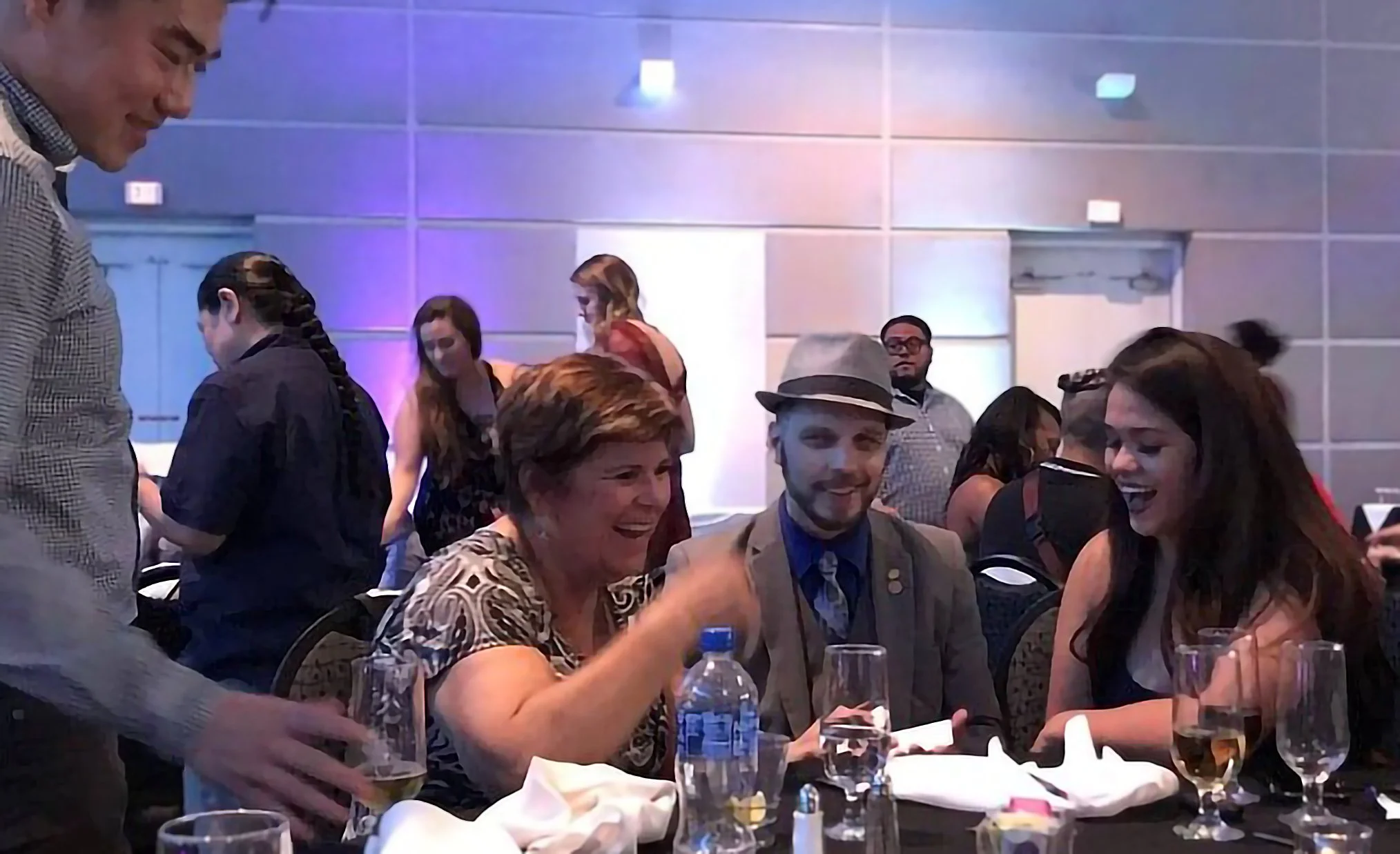 John performing strolling at the Frito Lay Pepsi Event