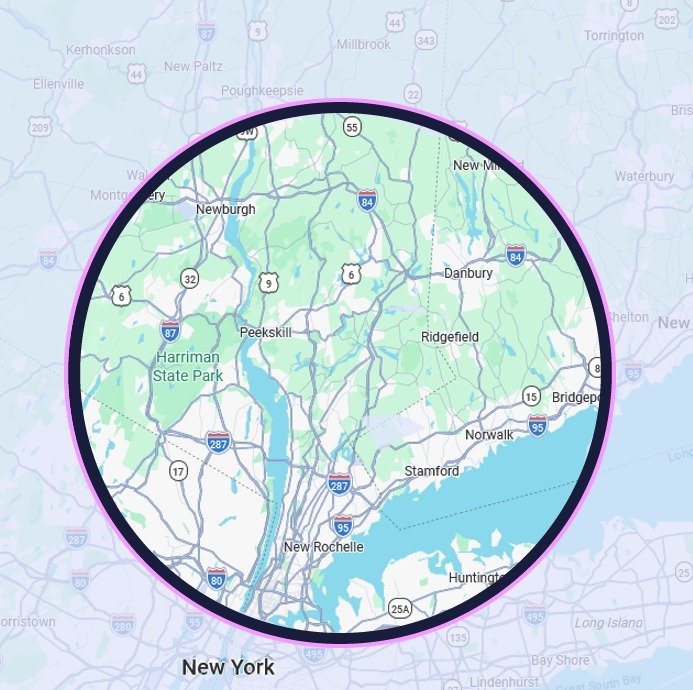 Map centered on northeastern New York, showing cities and towns such as Albany, Troy, and Schenectady, with highways and parks marked.