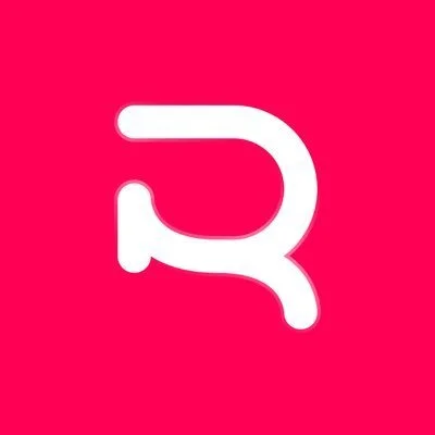 Pink background with a white stylized letter 'Q'.