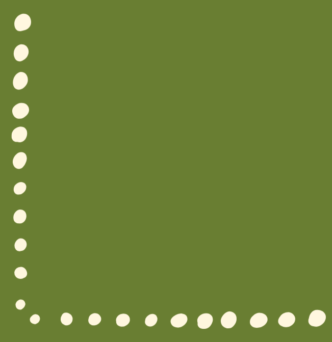 Green notebook with white spiral binding on the left and bottom edges.