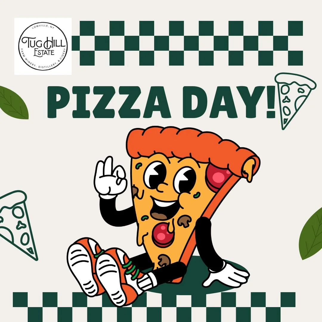 We don't always offer our signature pizzas outside of Thursday nights, but when we do, it's because it's been dreary and cold here for approximately 200 days* in a row, and we need a little pick me up! For today only, starting at 11am, guests can ord