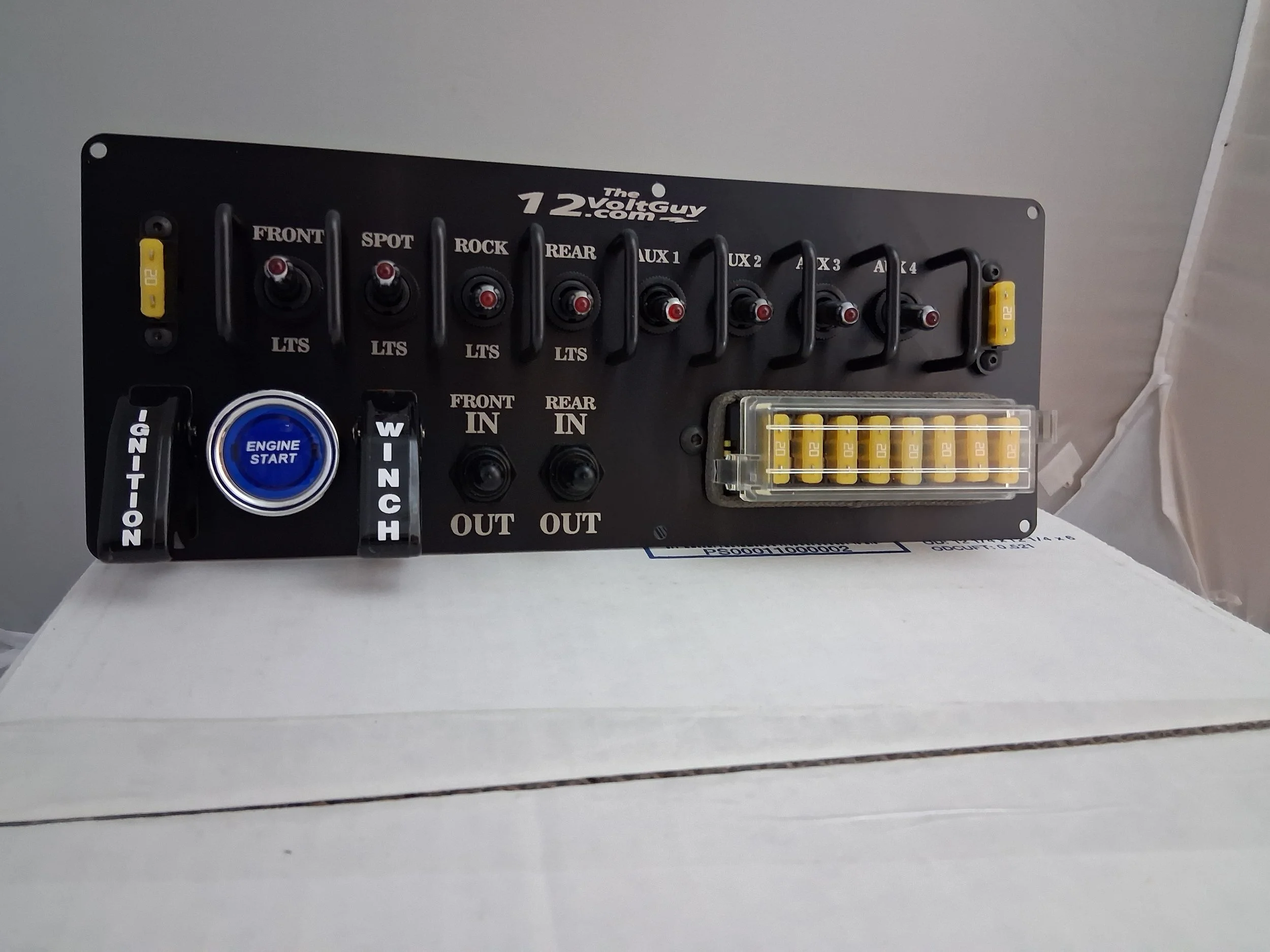COMP 8 SWITCH + BARS + IGN-START + DUAL WINCH