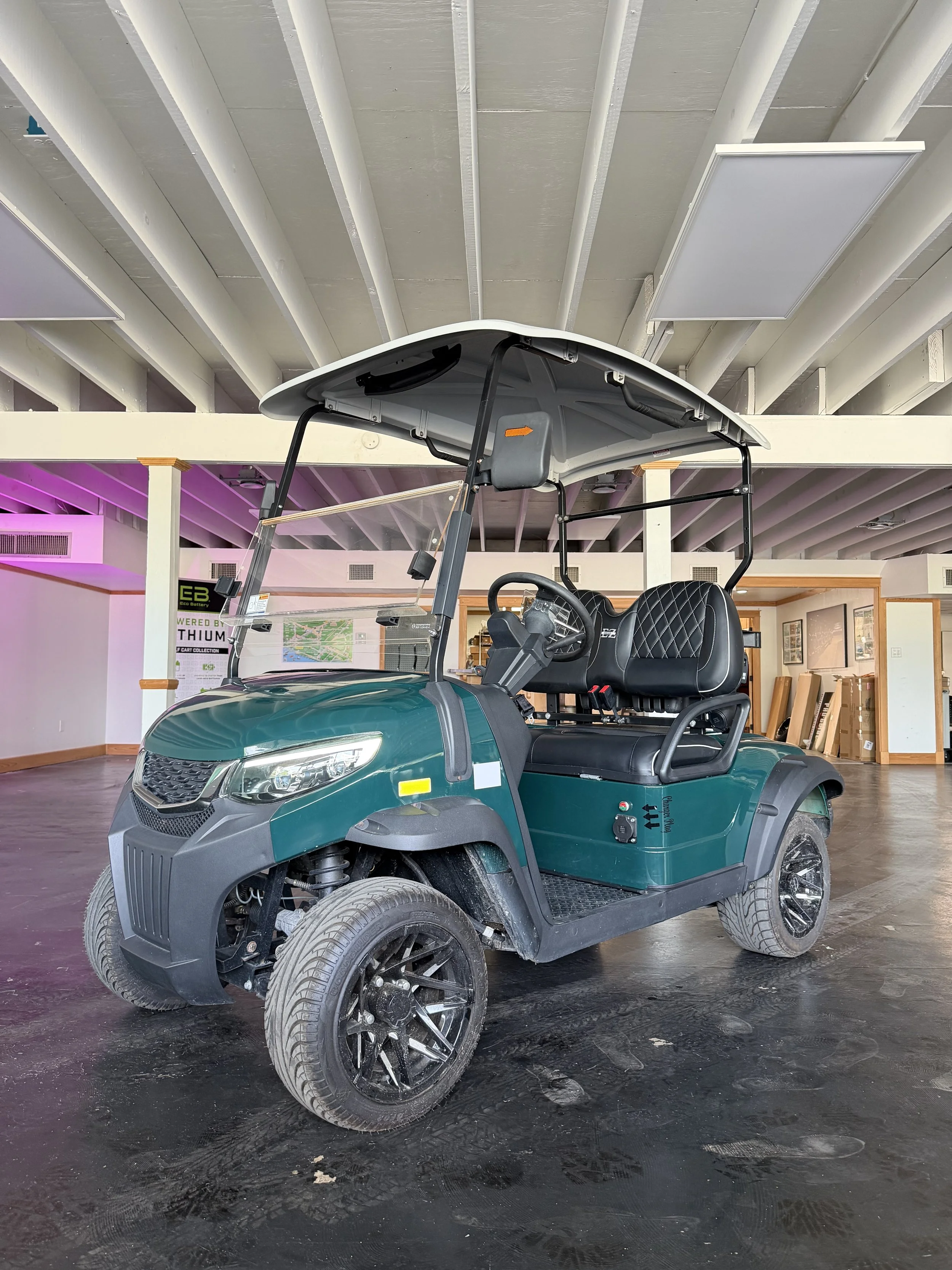 Pre-Owned Green 2 Seater Golf Cart