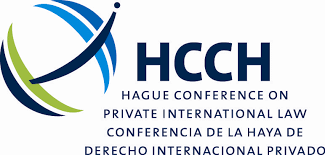 Logo del Convenio de La Haya utilizado para la validación internacional de documentos mediante apostilla.