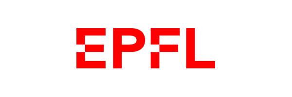 EPFL logo in red text on a white background.
