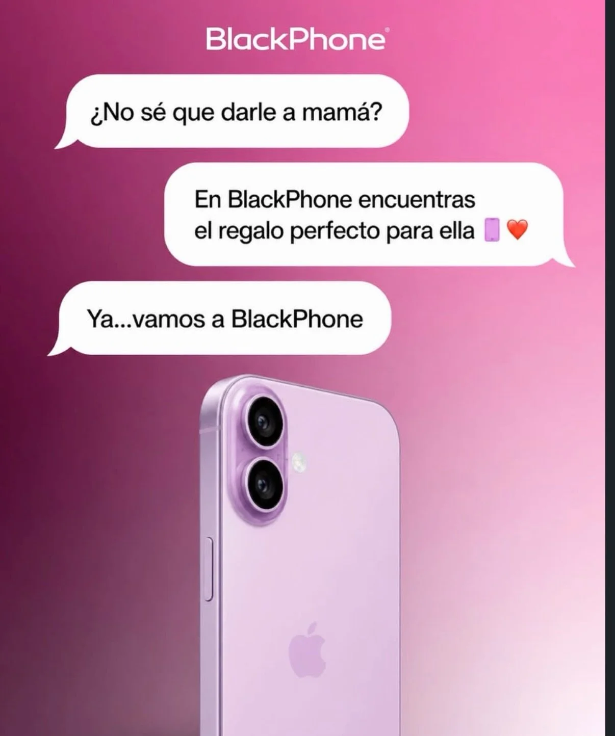 Viene 10 de mayo y mam&aacute; lo sabe 🥰 ven a BLACKPHONE 🔥