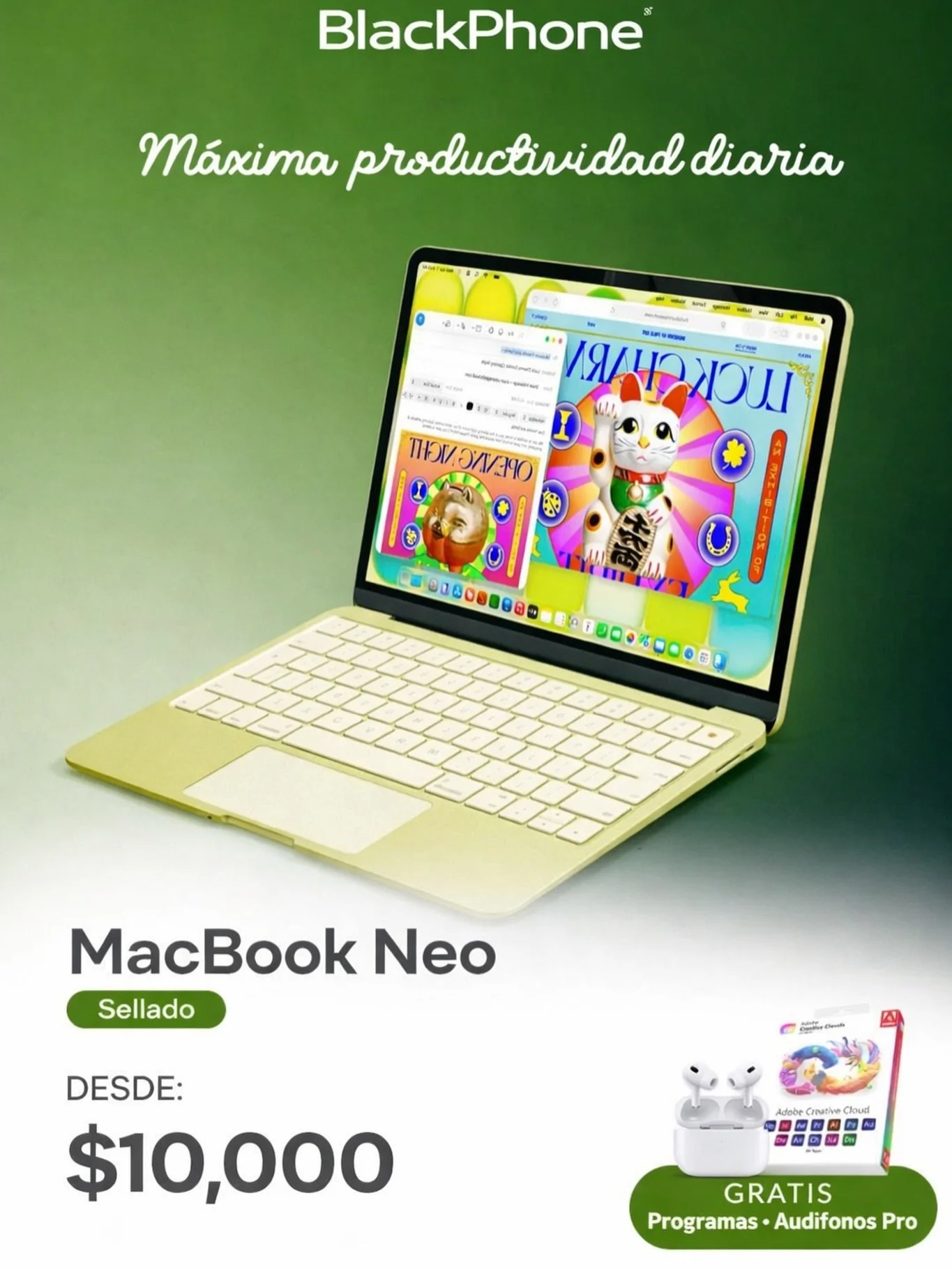 M&aacute;xima productividad diaria 💻🔥

MacBook Neo sellada con 8 GB de RAM, 256 GB de almacenamiento y hasta 16 horas de bater&iacute;a.

Ll&eacute;vatela desde $10,000 e incluye gratis programas y aud&iacute;fonos Pro.