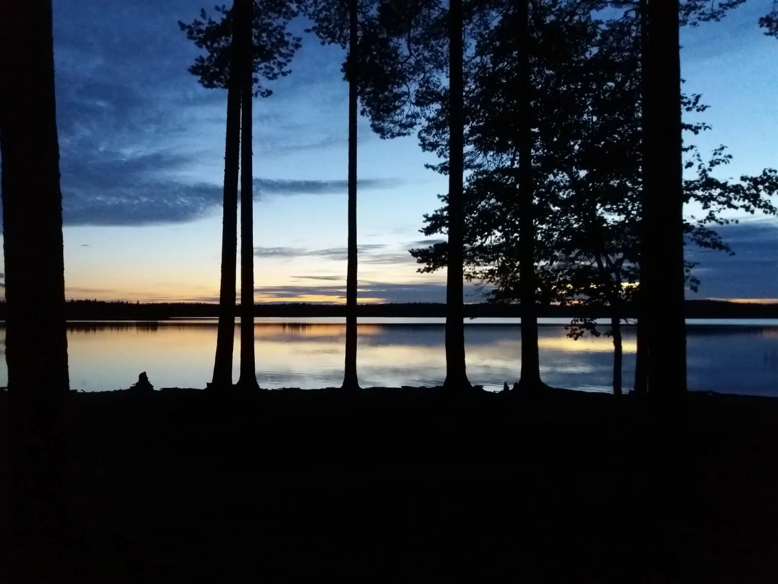 sunset in Finland