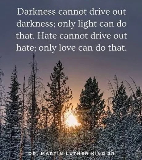 Today, as we honor the legacy of Dr. Martin Luther King Jr., I&rsquo;m reflecting on the words that became my lifeline during my cancer treatment: &ldquo;Hate cannot drive out hate; only love can do that.&rdquo;

Back then, I realized that meeting my