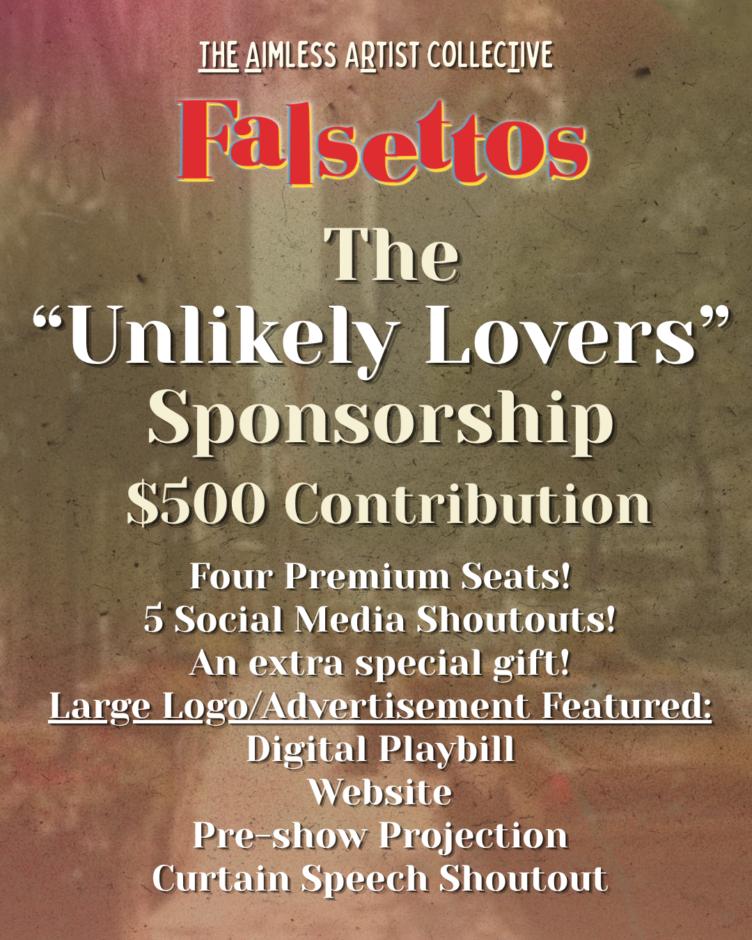 The "Unlikely Lovers" Sponsorship