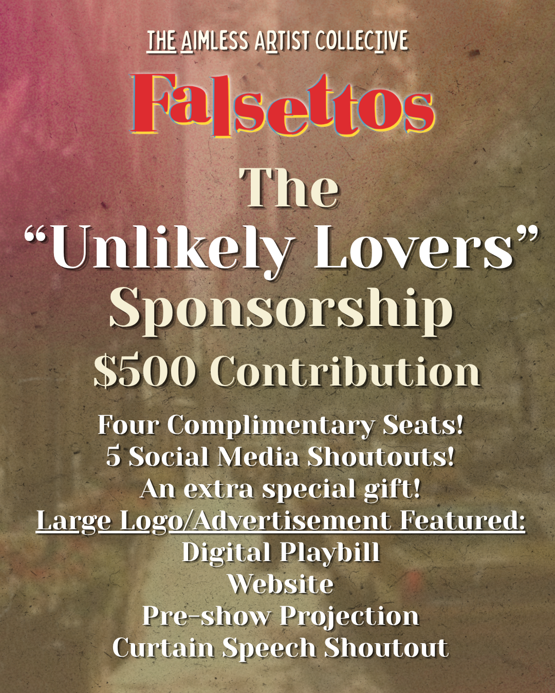 The "Unlikely Lovers" Sponsorship