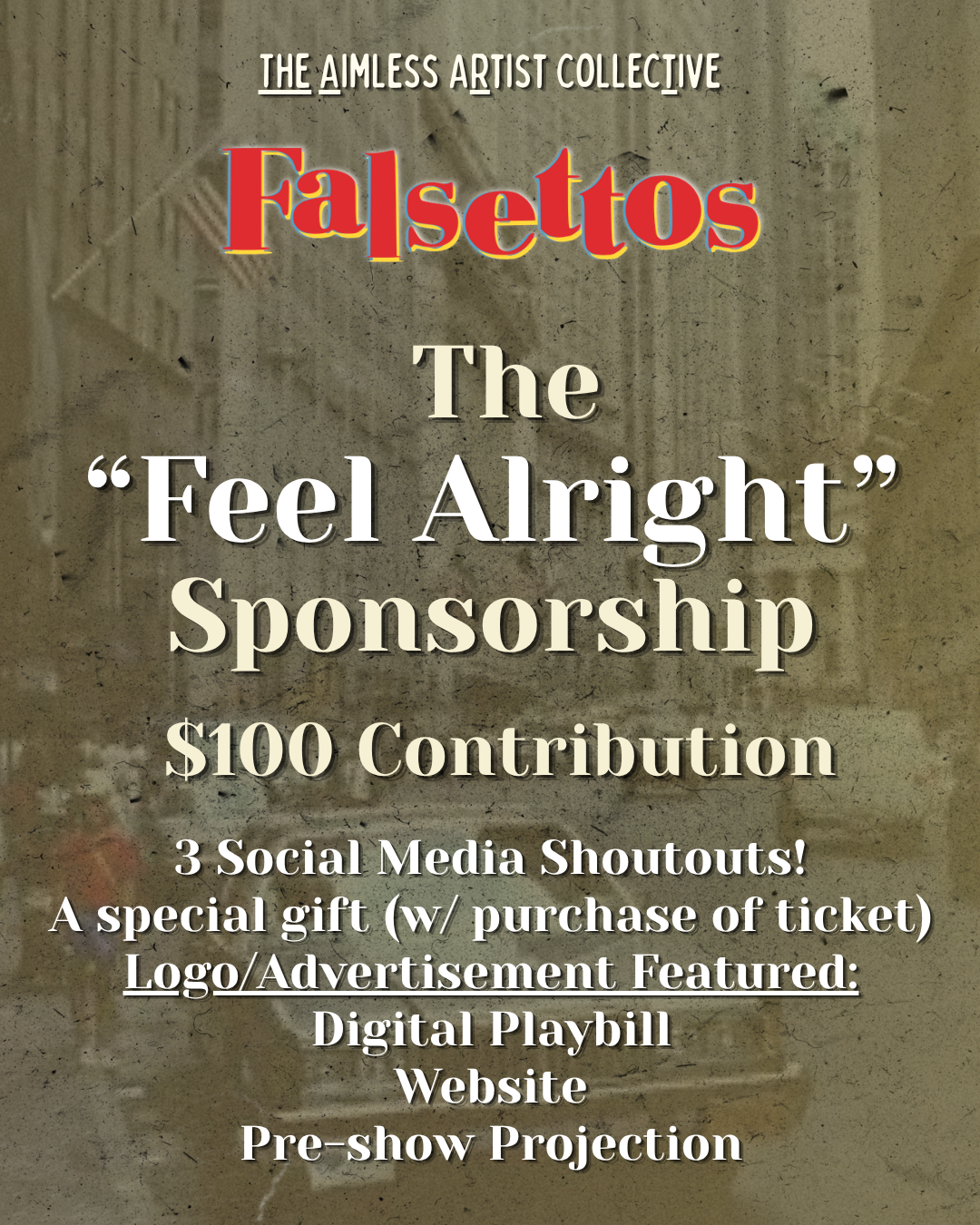 The "Feel Alright" Sponsorship