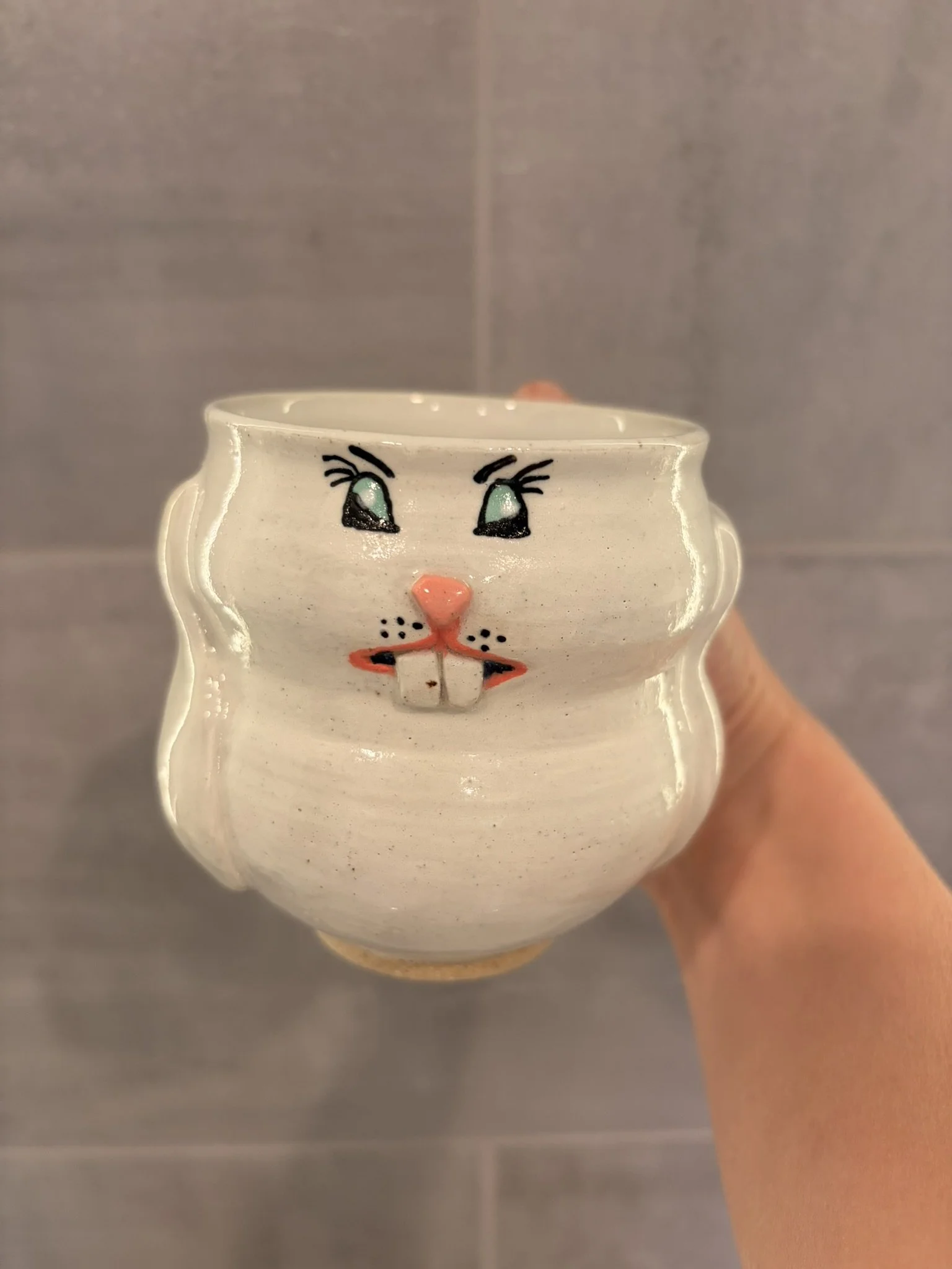 12 oz Garden Bunny Mug
