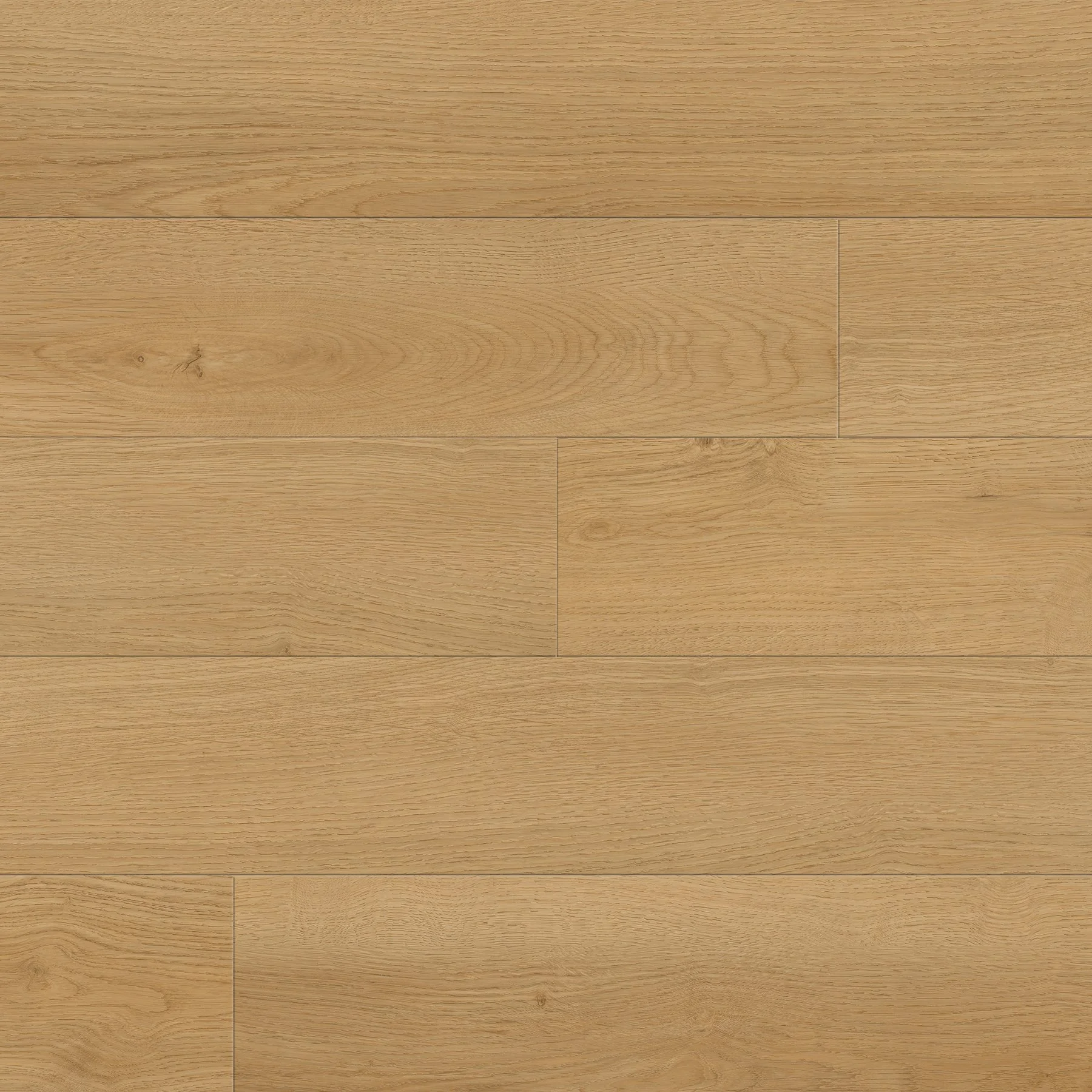 PurePlank laminate hybrid-core flooring, light natural oak Lucerne Oak color