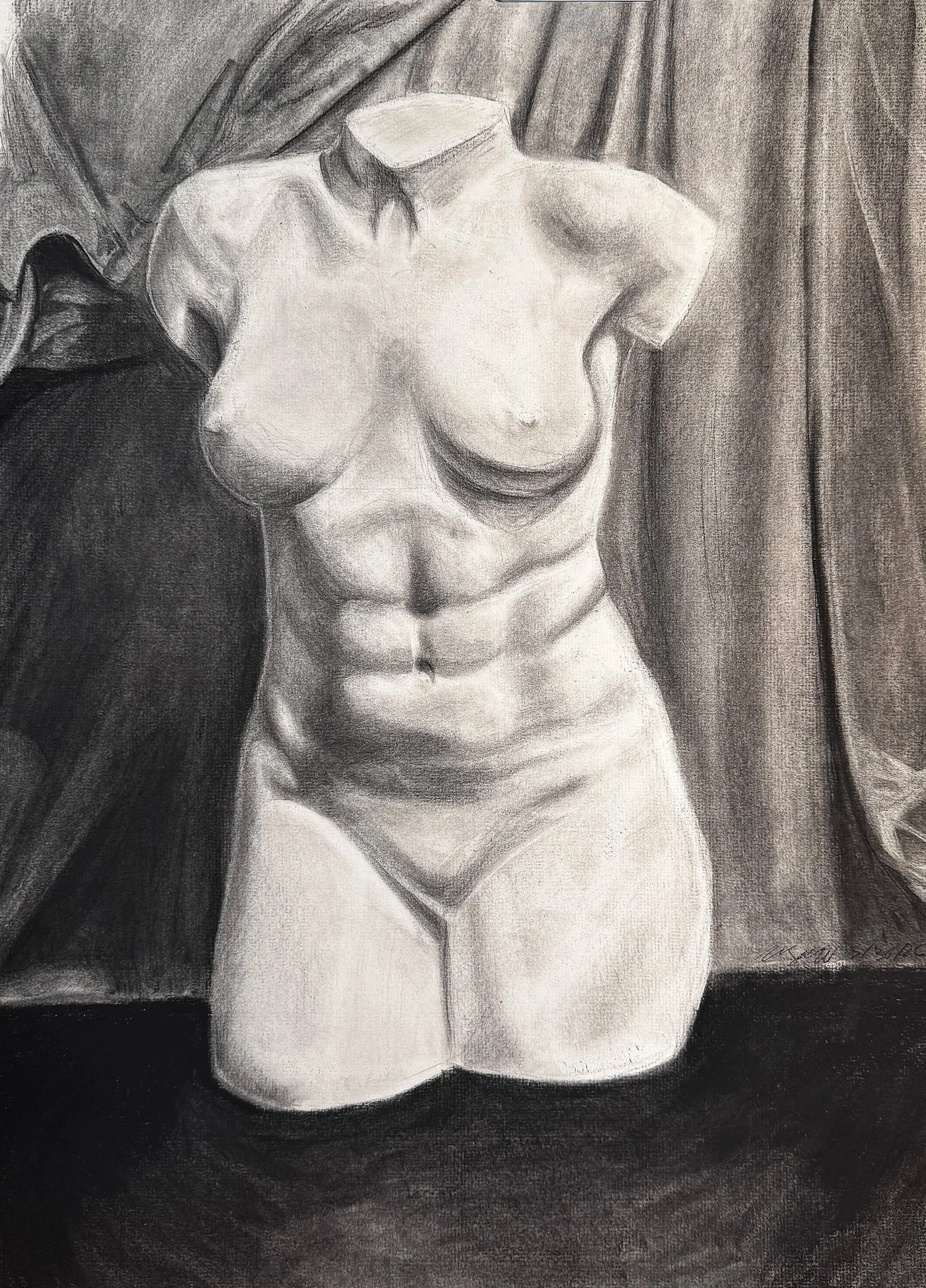 Torso
Charcoal on Paper
18"x24" Accepting Offers