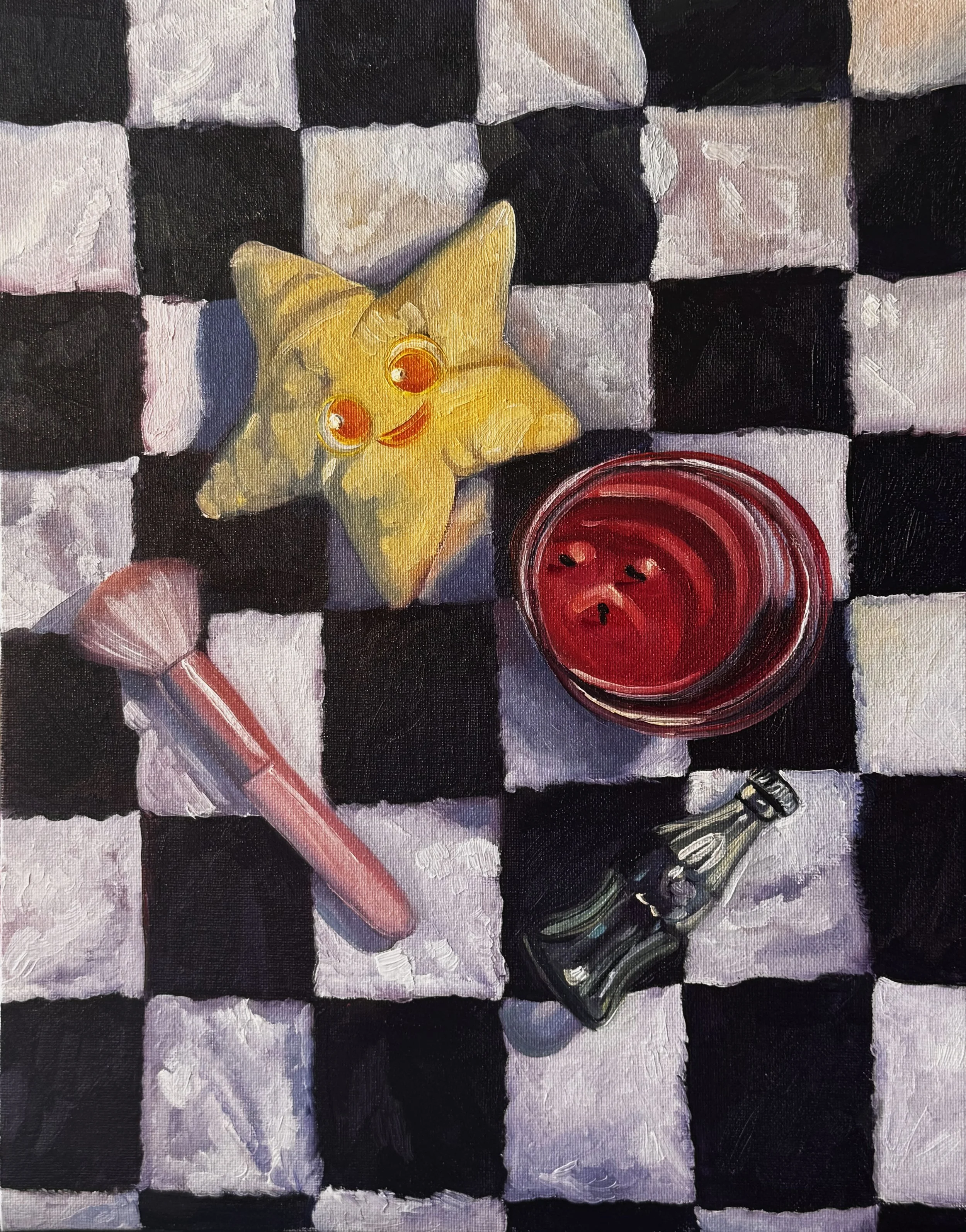 Just a Girl 11"x14" Oil on Canvas Board $350