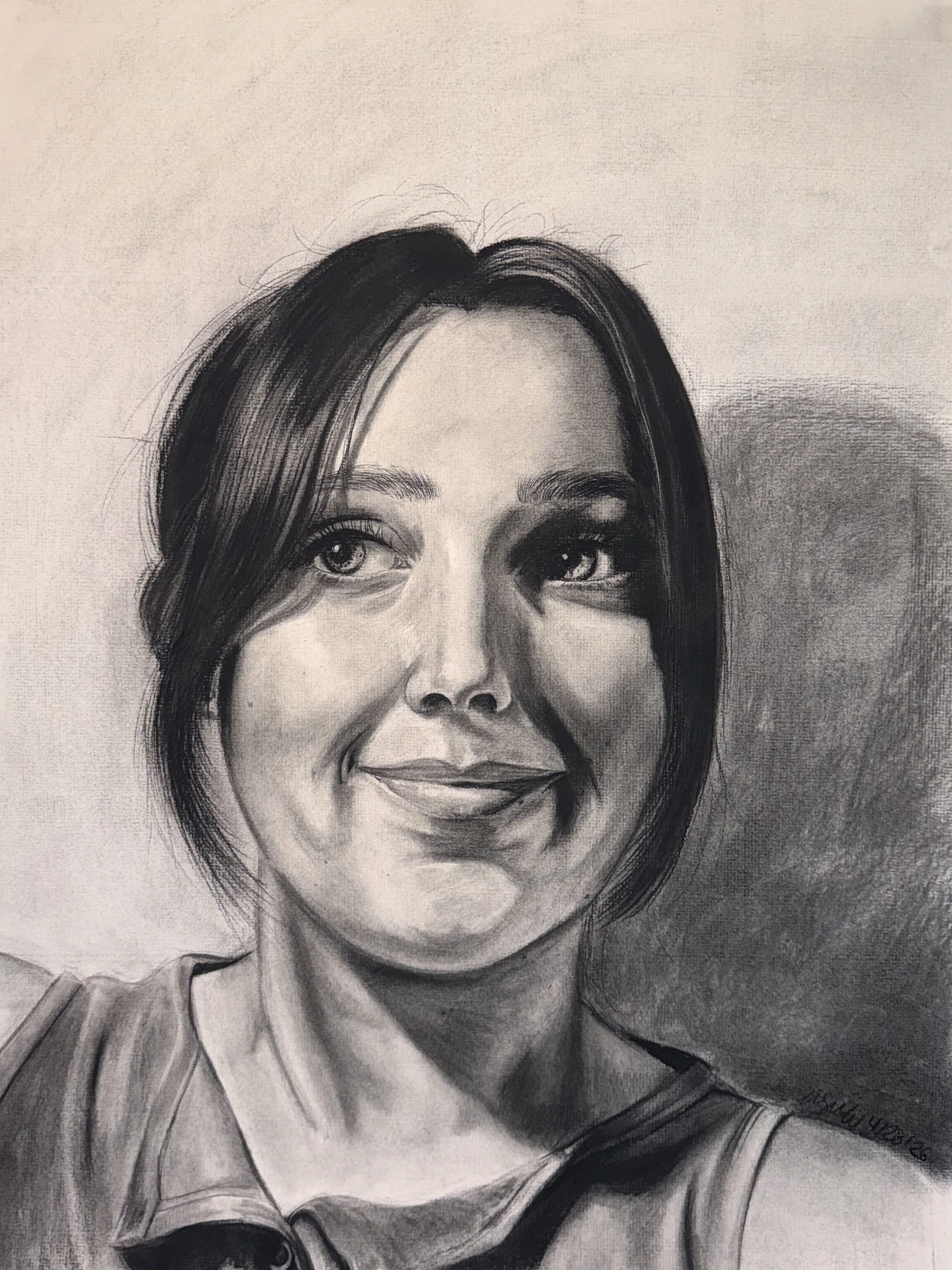 Me in Charcoal 18"x24" NFS