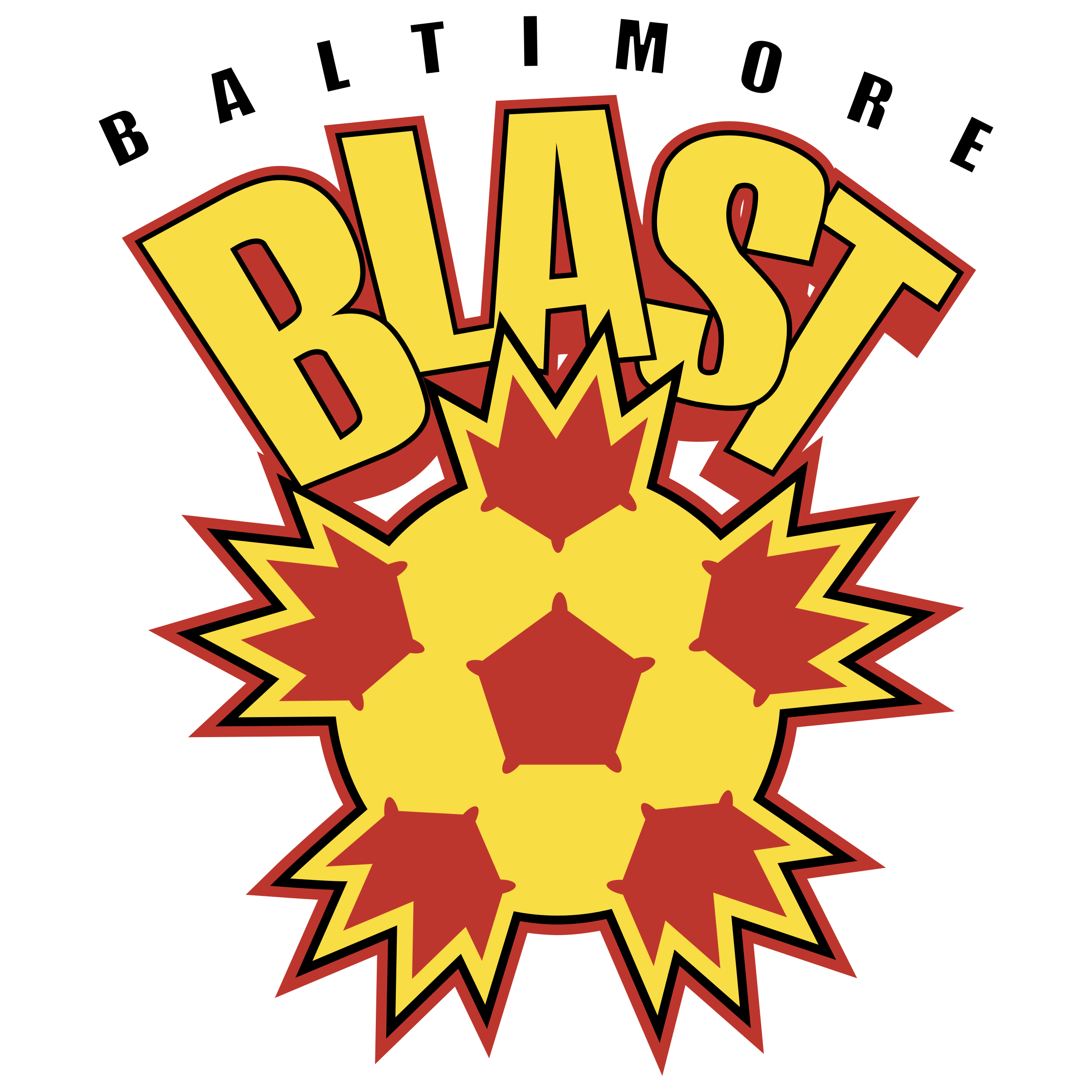 Comic book style text with the word "BANG" in large yellow letters outlined in red, with an explosive background in red and yellow.