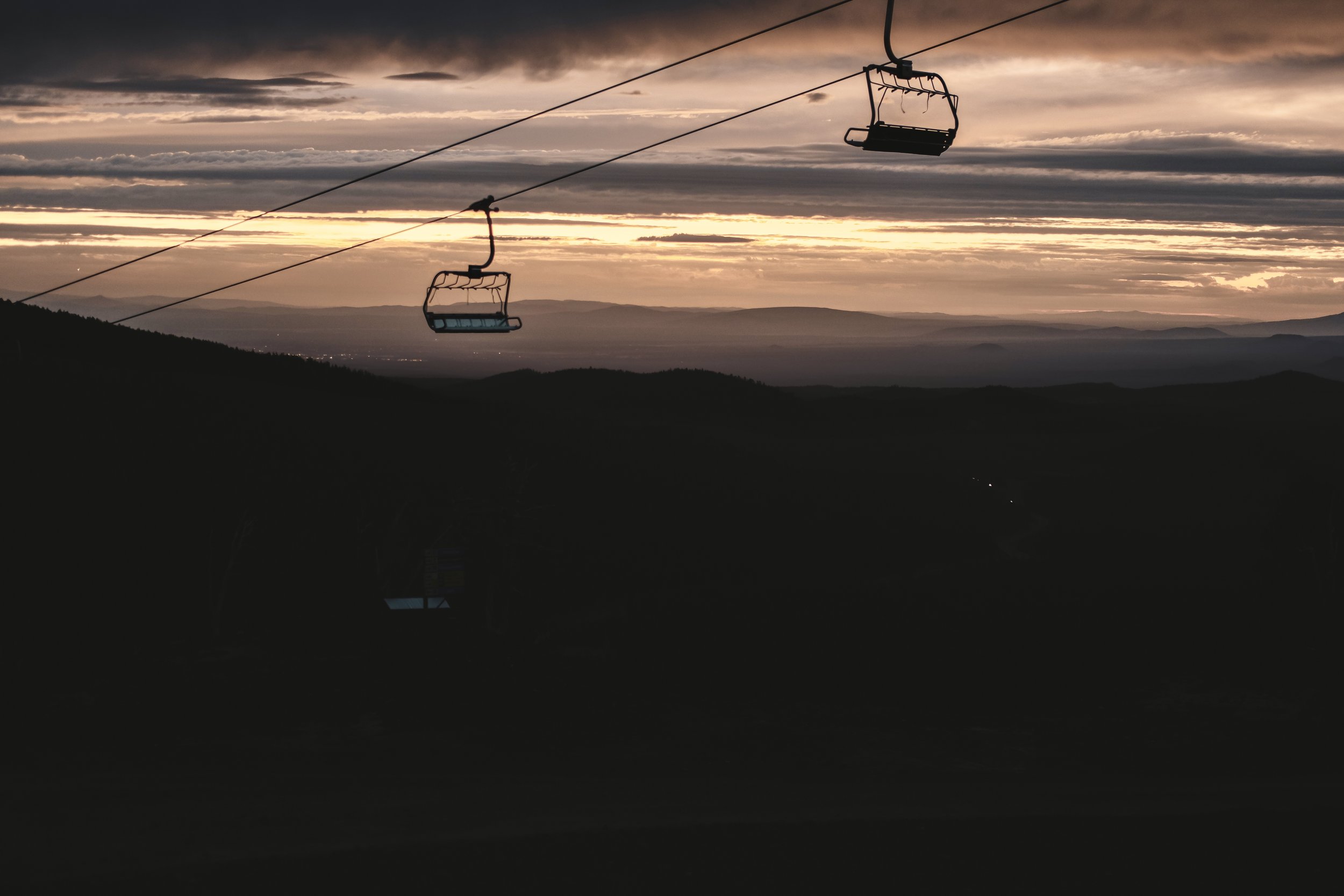 Sunrise at Mt Bachelor. Bend, Oregon