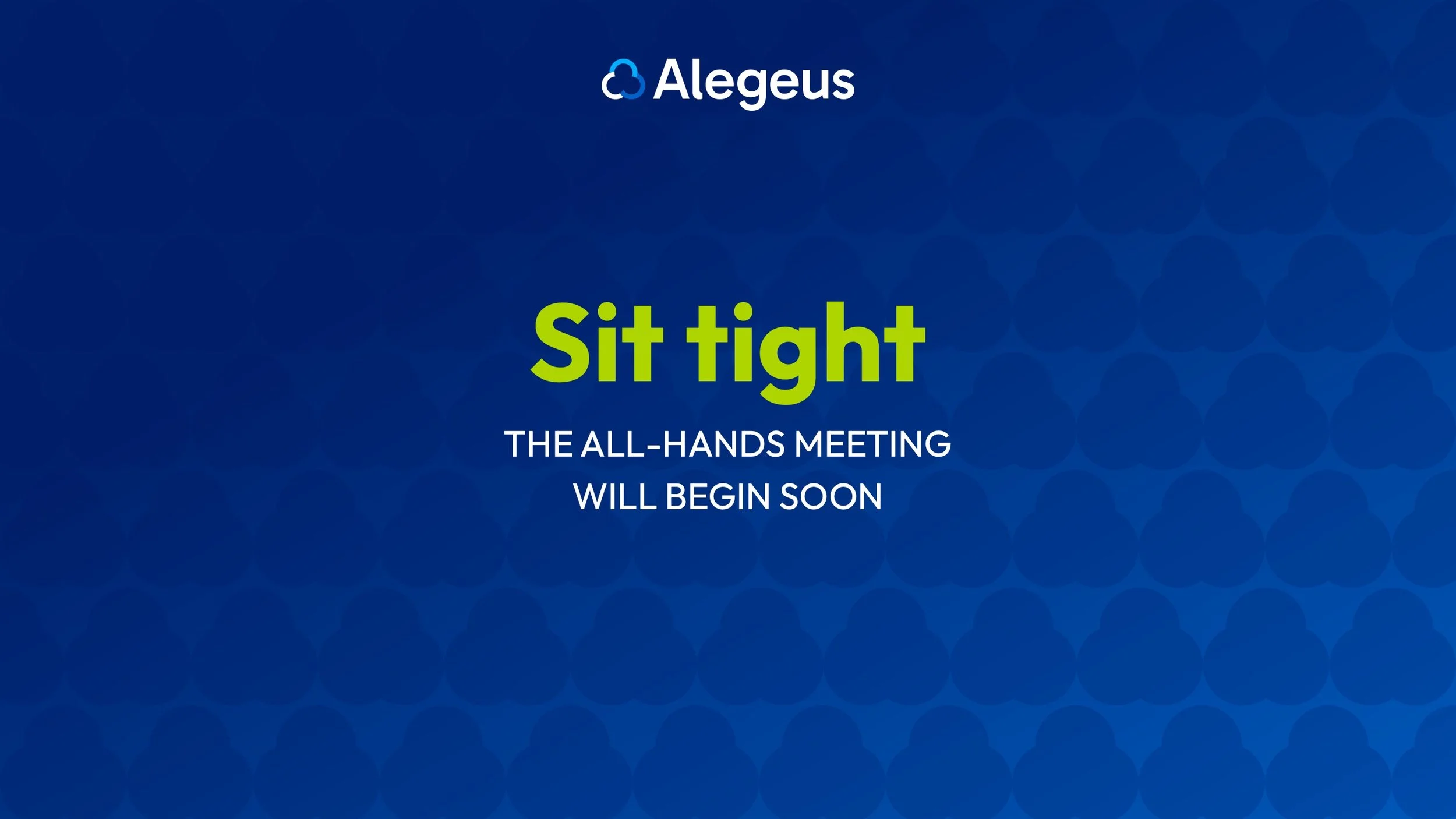 Alegeus Company Kickoff Slide 1