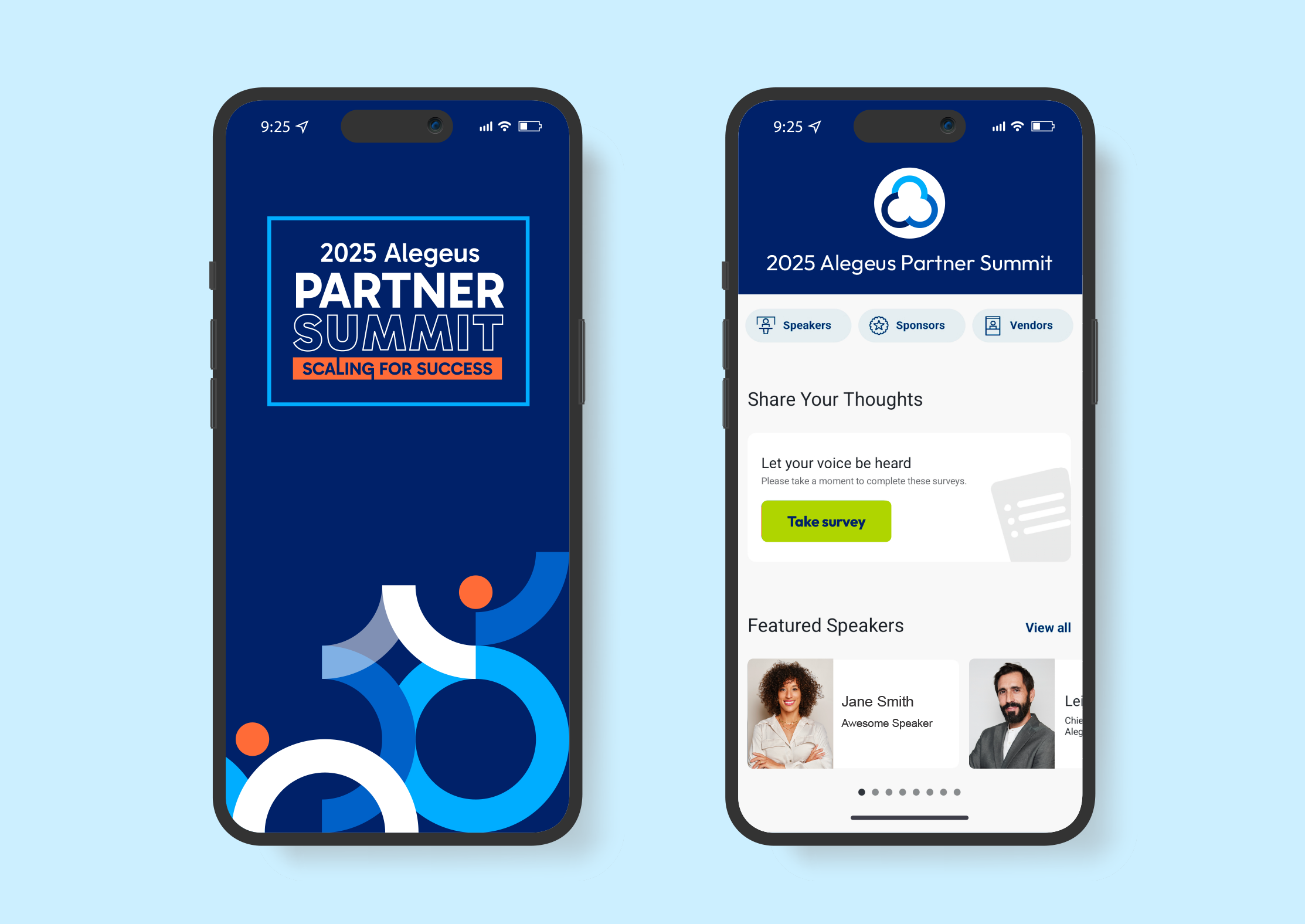 Alegeus Partner Summit Mobile App