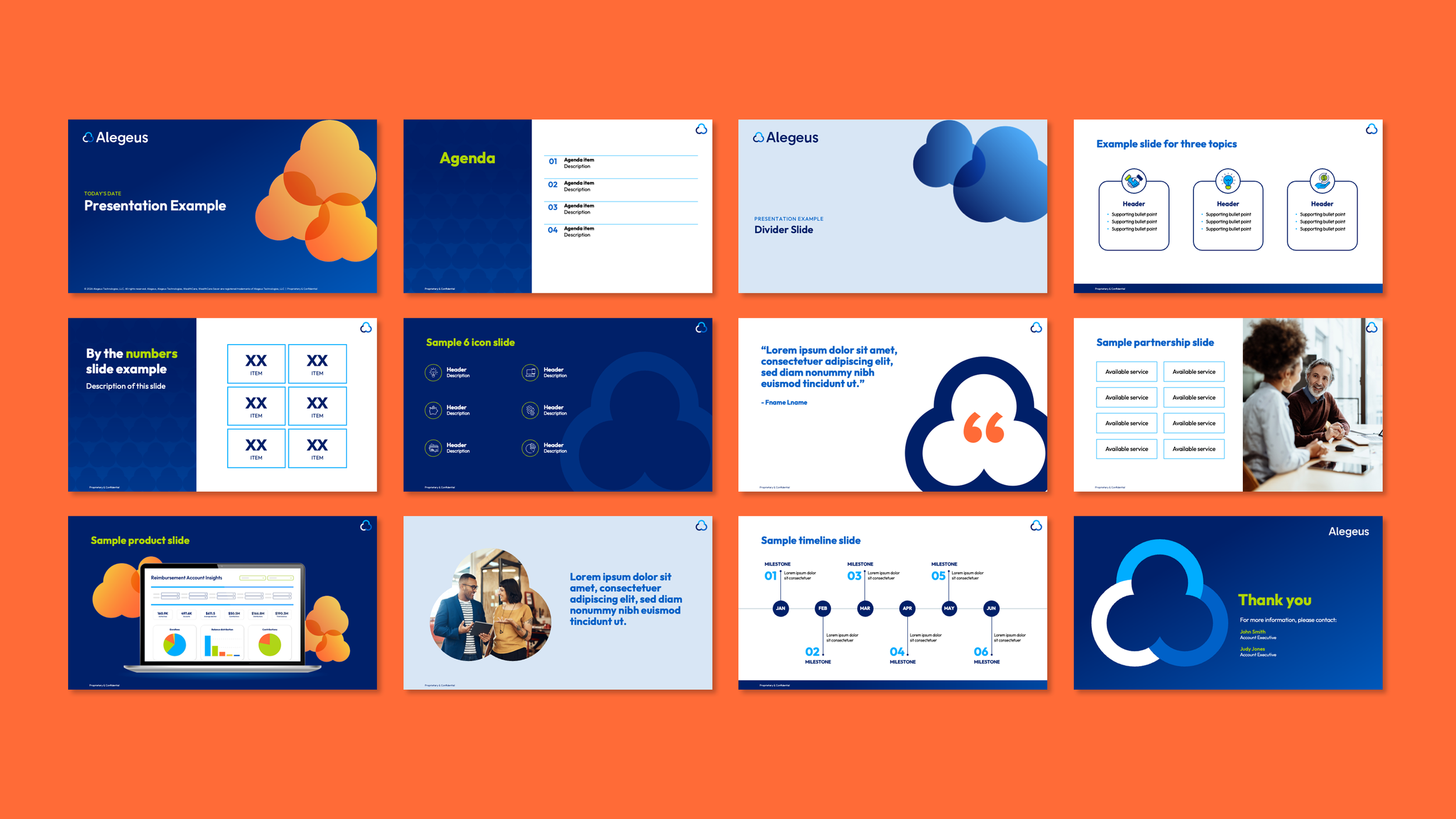 Alegeus PPT Template