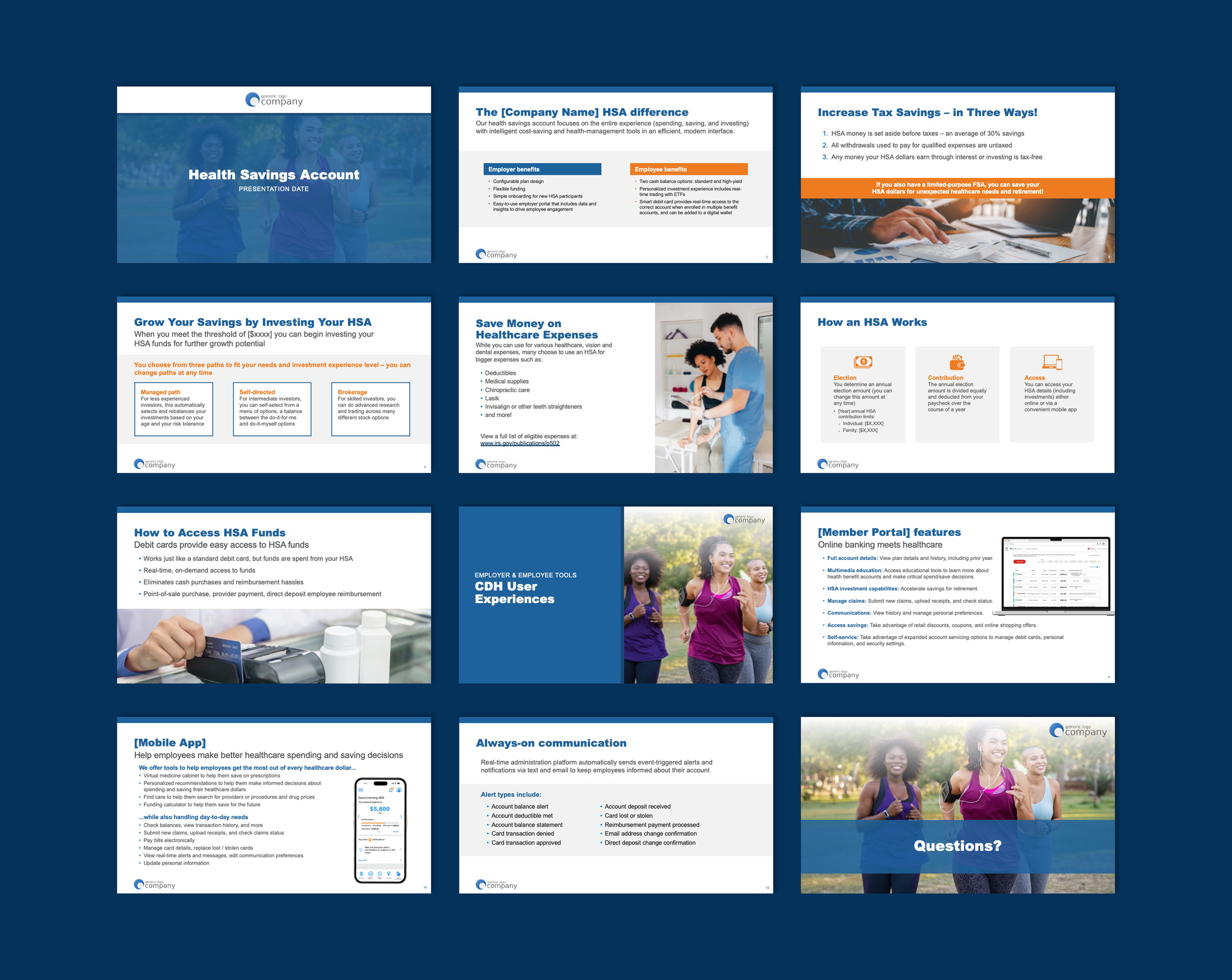 Marketing Portal PPT Template