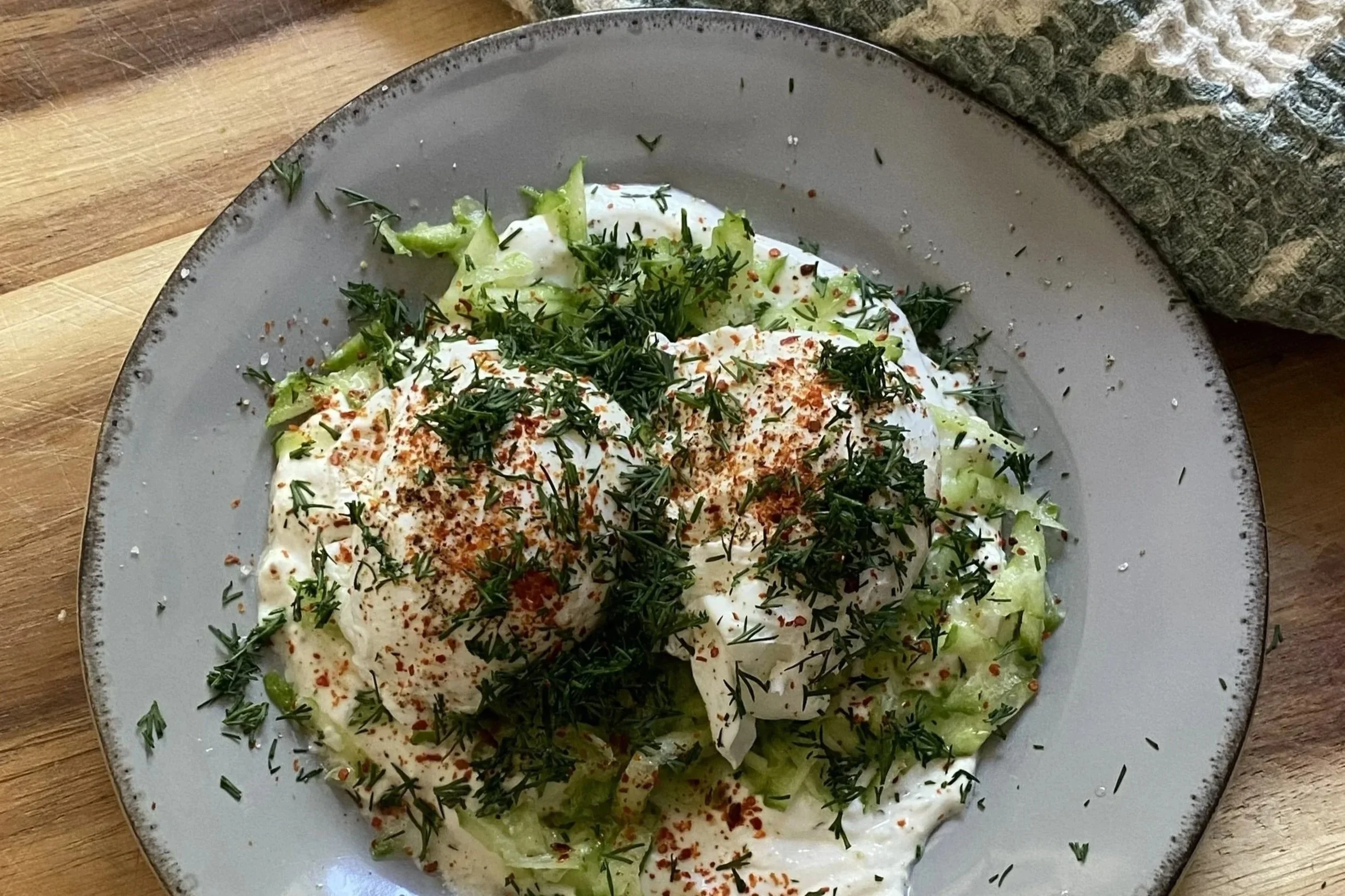 Poached Eggs à la Turca