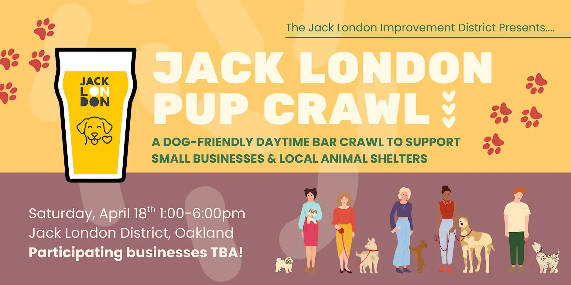 Jack London Pup Crawl 2026: The Ultimate Dog-Friendly Day in Oakland