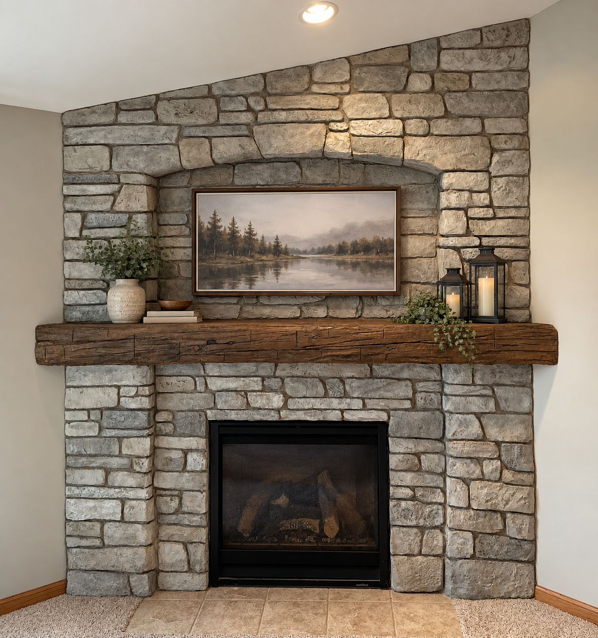 Rustic Stone Fireplace Living Room.png