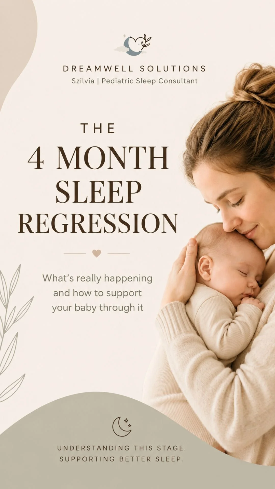4 month sleep regression guide by Dreamwell Solutions