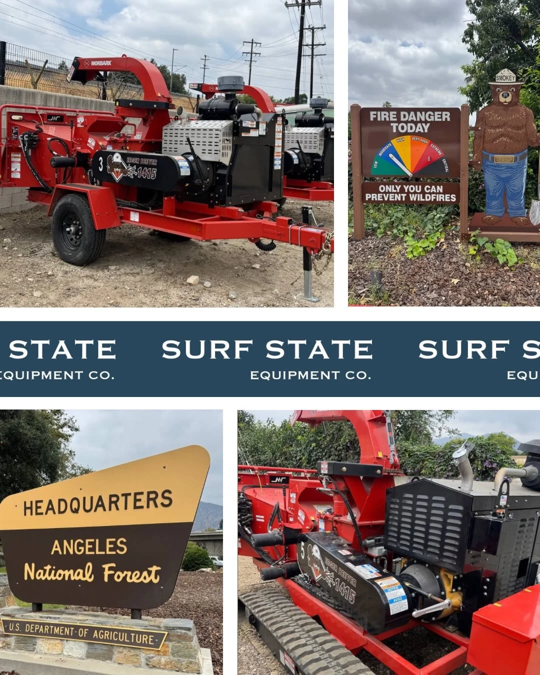 Getting the U.S. Forest Service chipper fleet ready for a safe and prepared fire season in Southern California. Safety and readiness are always top priority. #usforestservice #morbark #woodchipper #treecareindustry #treecare