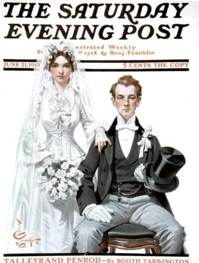 Married Couple from Saturday Evening Post