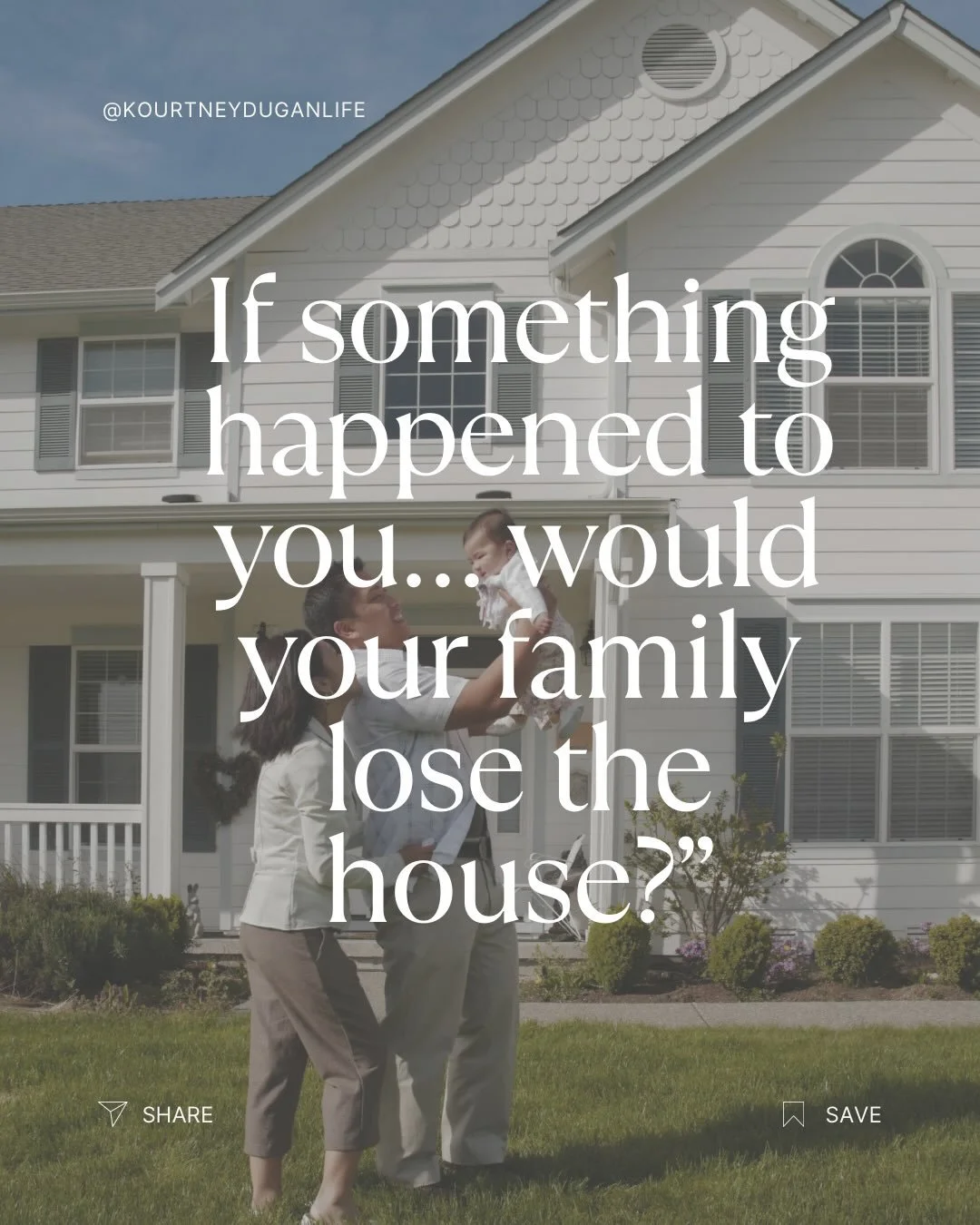 Most people don&rsquo;t realize this&hellip;

Your mortgage doesn&rsquo;t disappear if something happens to you.

🏡Mortgage protection is simply a life insurance policy designed to make sure your home is paid off so your family isn&rsquo;t left with
