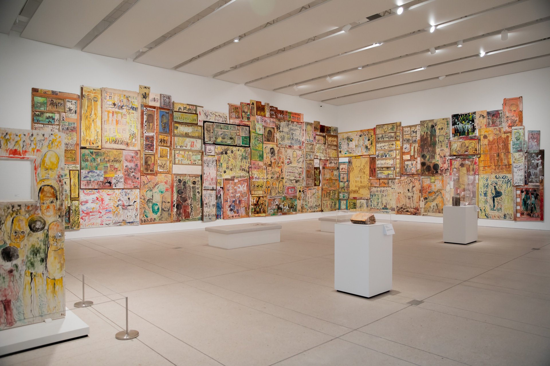 Purvis Young: Redux Exhibition Install