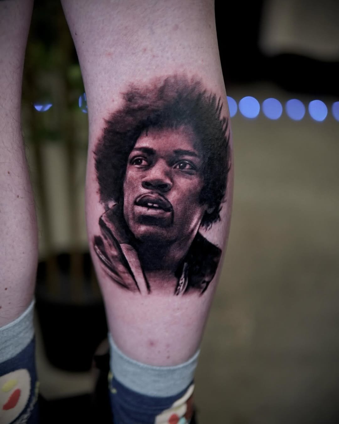 Torres Tattoo - Portrait of Jimi Hendrix