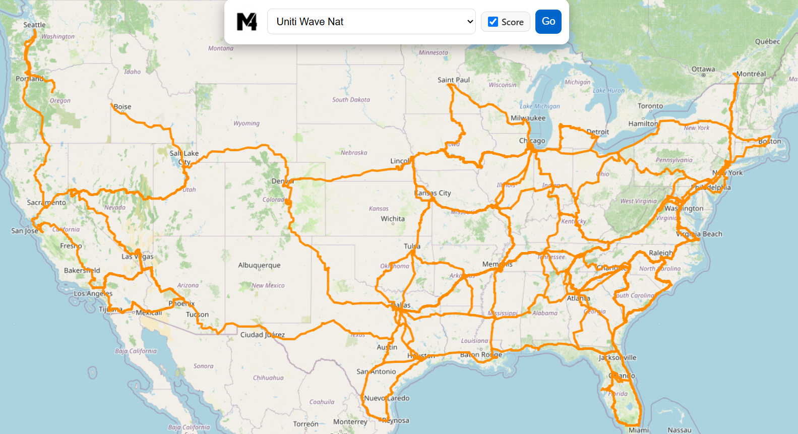 National Coverage Map