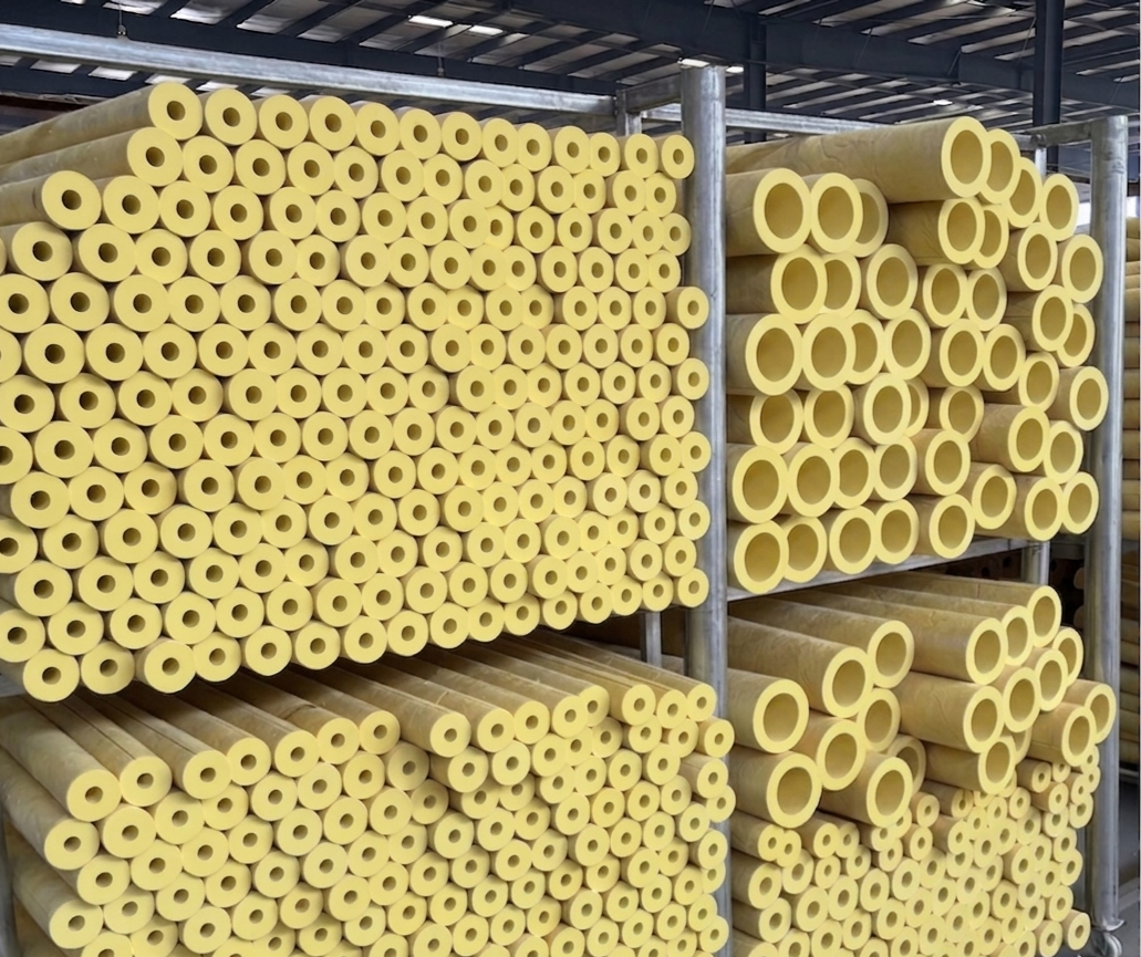 Fiberglass pipe insulation